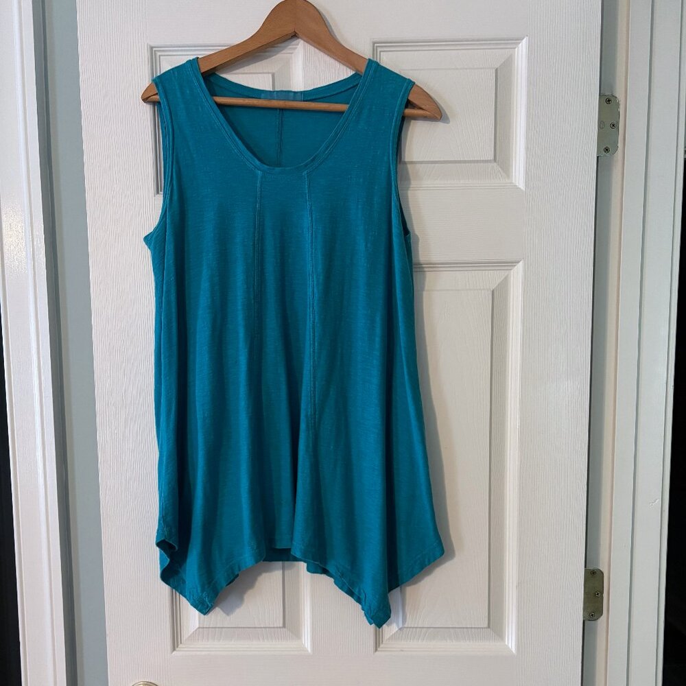 Cut Loose Summer Turquoise Tunic Sz M